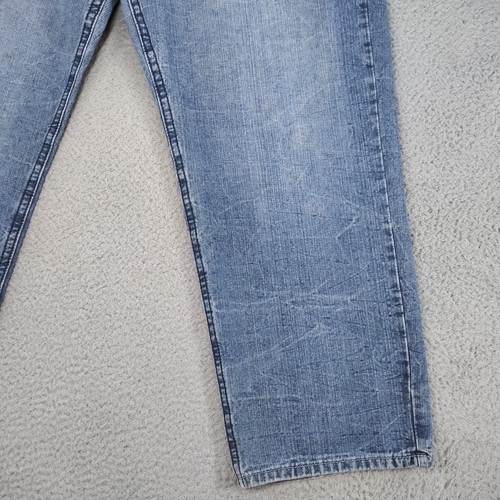 ENYCE Jeans Mens 44x30 Blue Denim Medium Wash High Rise Baggy Y2K Urban Skater - Picture 14 of 18