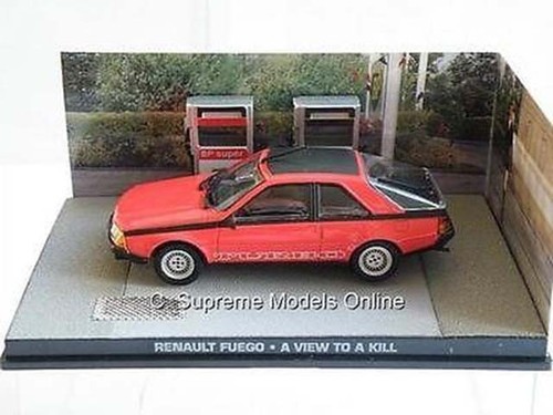 JAMES BOND RENAULT FUEGO A VIEW TO A KILL MODEL CAR 1/43RD SCALE ISSUE K8967Q~#~ - Picture 2 of 8