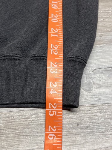 Vintage Y2K Black Lion Pub Cardiff Wales England Tavern Sweatshirt L Faded Black - Picture 8 of 8