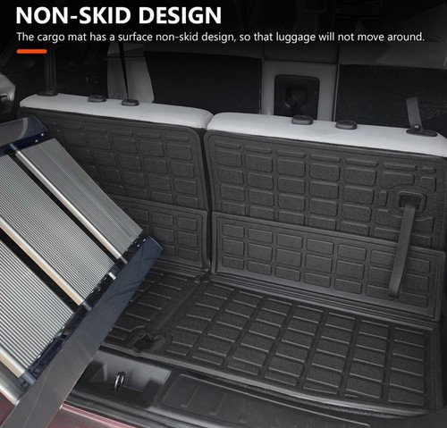 Cargo Liner Rear Trunk Liner Mats For 2022 2023 2024 Mitsubishi Outlander 7-Seat - Picture 4 of 6