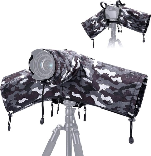 JJC Waterproof Camera Rain Cover Lens Coat for Canon Nikon Sony DSLR Mirrorless - Picture 11 of 18
