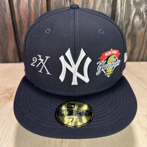 New York Yankees Hat 59Fifty 7 3/4 New Era 27X World Series 1996 96 Fitted Cap