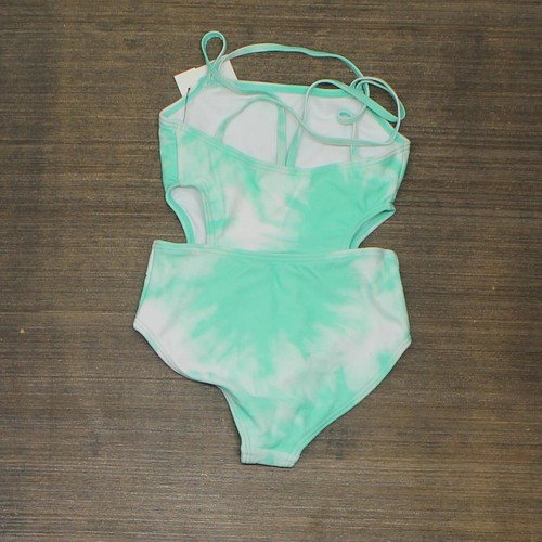 kanu Surf Girls Sport Cut-Out 1-Piece Swimsuit Beach Girl Ice Green 6 - Picture 3 of 4