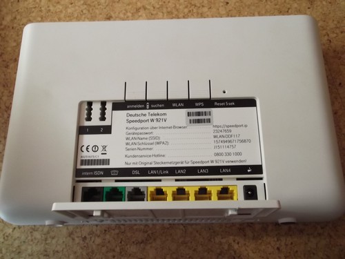 Deutsche Telekom Speedport W921V DSL-Router - Bild 3 von 3