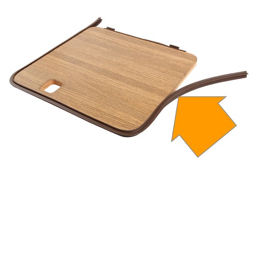 T1 und T2 Kederband braun Westfalia Türen und Klappen 0,5m TOP (15,20 EUR pro m) - Bild 3 von 4