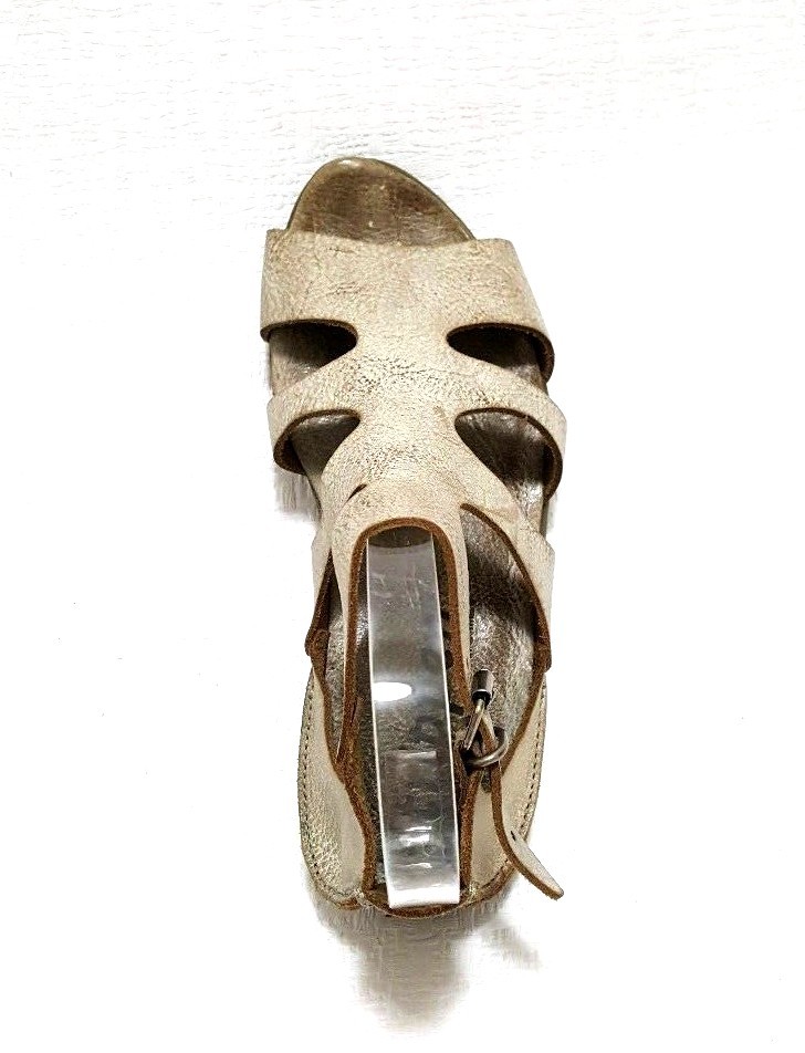NEW Trippen Arch Gray Distressed Distressed Distressed Pelle Donna Sandals Shoe Size EU 35 cbce59 NEW Trippen Arch Gray Distressed Distressed Distressed Pelle Donna Sandals Shoe Size EU 35 cbce59
