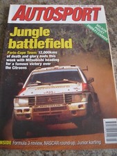 AUTOSPORT JAN 1992 JUNGLE BATTLEFIELD PARIS-CAPETOWN NELSON PIQUET JUNIOR KARTIN