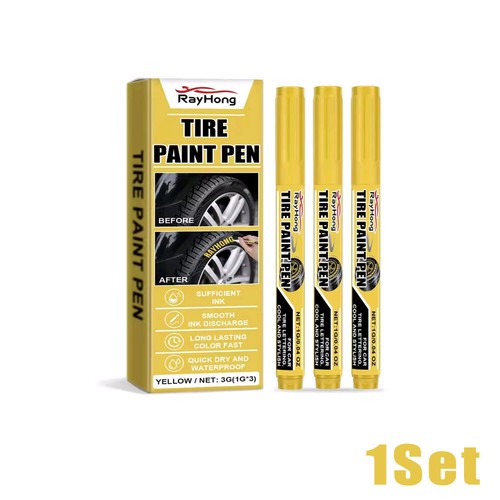Tire Letters Waterproof Permanent Paint Marker Pen Car Tires Rubber Metal DIY - Picture 11 of 14