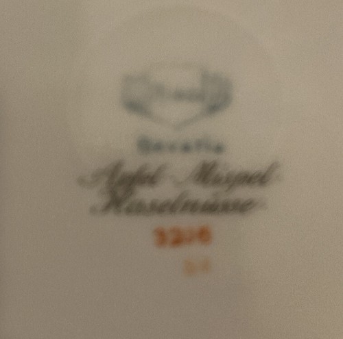 DEC0RATIVE  PLATE  Apfel Mispel  Haselnisse BAVARIA GERMANY 3206 54 - Picture 3 of 3