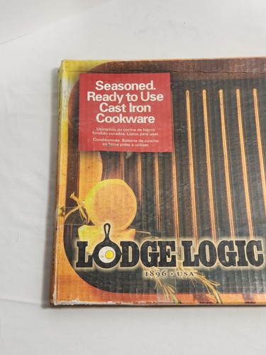 Lodge Logic Cast Iron Pro Grid Griddle - Picture 2 of 7