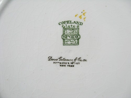 Antique COPELAND SPODE 9" Dessert Plate - Collamore - England - c.1910 - Picture 8 of 8