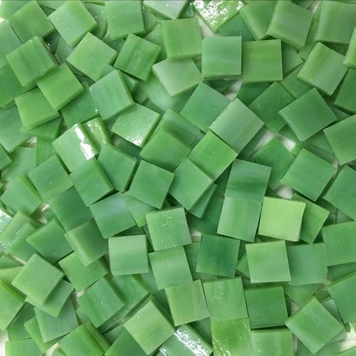 Square Stained Glass Supplies Mosaic Art Particles Crafts Pieces DIY Cutting - Bild 31 von 50