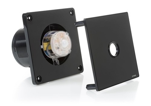 STERR - Badventilator schwarz mit PIR-Bewegungssensor - BFS100P-B - Bild 3 von 3