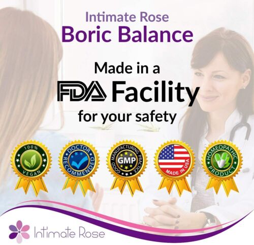 Supposte boriche - 30 conteggi (600 mg) - di rosa intima - Foto 5 di 7