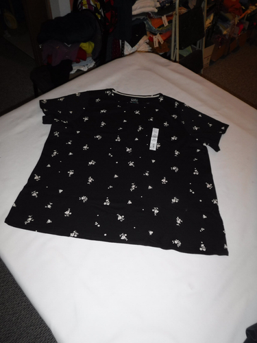 Size Plus Short Sleeve Women's T-Shirts ,3X,2X,1X,0X,Croft & Barrow Multi Color - Picture 121 of 679