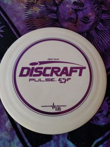 Discraft-First-Run-ESP-Pulse-171-gram-white-Golf-Disc
