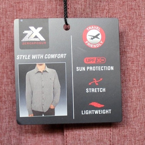 ZEROXPOSUR HERREN REISE SERIE L/ÄRMEL KNOPF-AB-SHIRT VARIANTE GRÖSSE/FARBE NEU - Bild 18 von 18