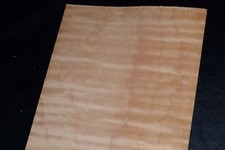 Curly Maple Raw Wood Veneer Sheet 6 x 29 inches 1/42nd          8632-36