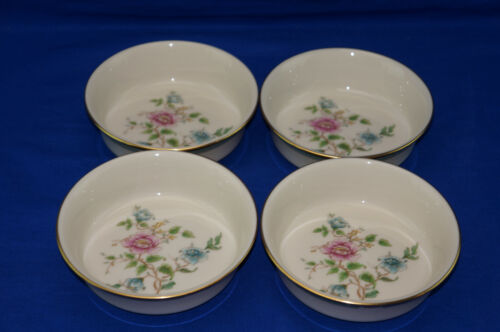 Lenox Morning Blossom (4) Fruit, Berry or Dessert Bowls, 5 1/4" x 1 5/8" - Picture 2 of 7