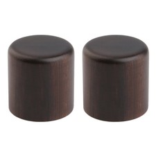 2pcs Rose Wood Tele Style Dome Knobs Guitar Wood Barrel Knobs for Metric Pots