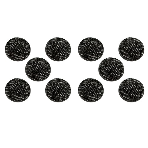 20 Pcs Round Black Button Miss Women's Sewing Buttons for Clothes - Picture 8 of 12