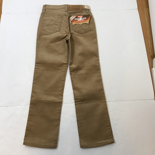 VTG LEVI'S STRAIGHT LEG BOYS Premium CORDUROY Jeans 25.5 X 25 USA- SIZE 11 NWT - Picture 6 of 12