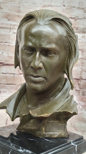 Escultura de bronce edición limitada firmada y numerada por Mavchi Nicolas Cage - Imagen 7 de 10