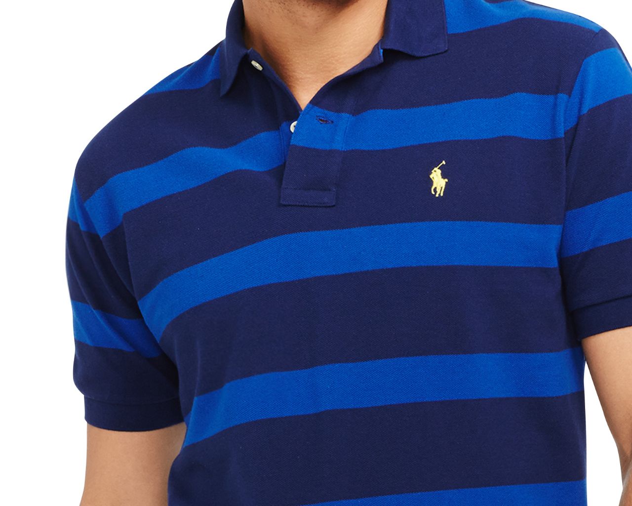 NWT POLO RALPH LAUREN Mens M STRIPE MESH SHIRT Navy Royal 710554868001 NWT POLO RALPH LAUREN Mens M STRIPE MESH SHIRT Navy Royal 710554868001