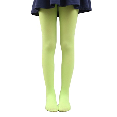 Kids Girls Child Soft Elastic Tights Pantyhose Solid Color Dance Pants Hosiery - Picture 5 of 18