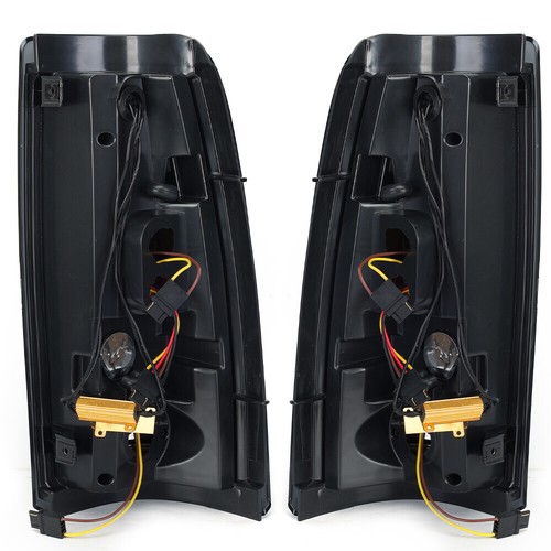 Smoked Tail Light Fits For Chevy Silverado 1500 2500 3500 GMC Sierra 1999-2006 - Imagen 9 de 16