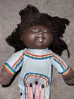 Vintage 1990 Black Cabbage Patch Kid African American Baby w/  Rainbow PJs