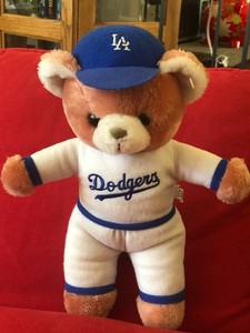 dodgers teddy bear