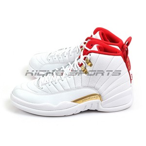 NIKE AIR JORDAN 12 XII RETRO GYM RED WHITE CHERRY 130690-600 ALTERNATE FLU GAMES | eBay