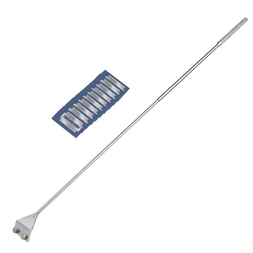 Stainless Steel Aquarium Glass Algae Scraper Blade Cleaner Razor Tool Kit - Picture 3 of 13