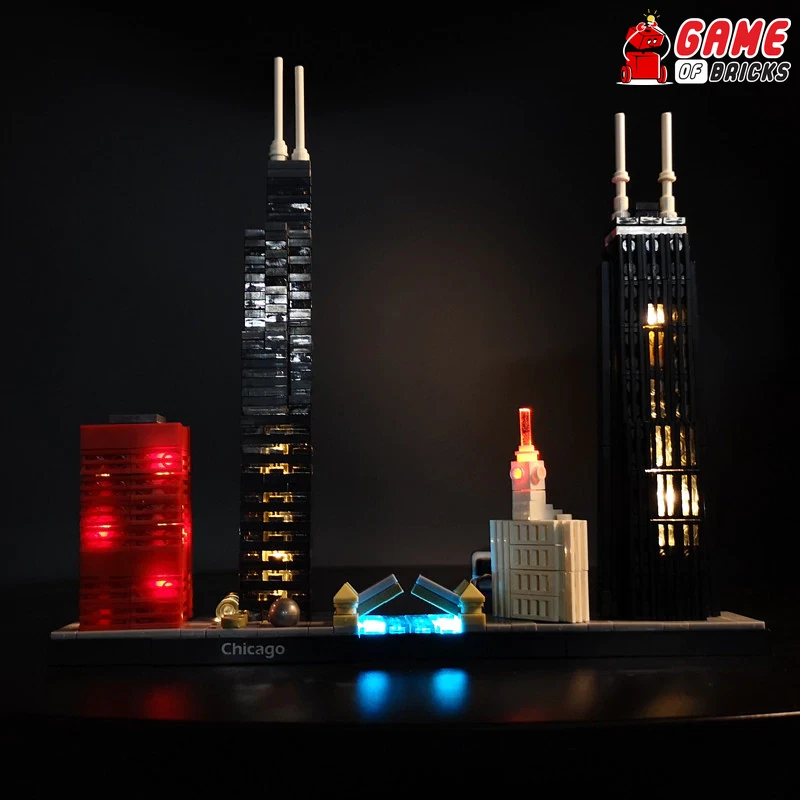 LED Light Kit for Chicago Compatible with LEGO 21033 Set eBay