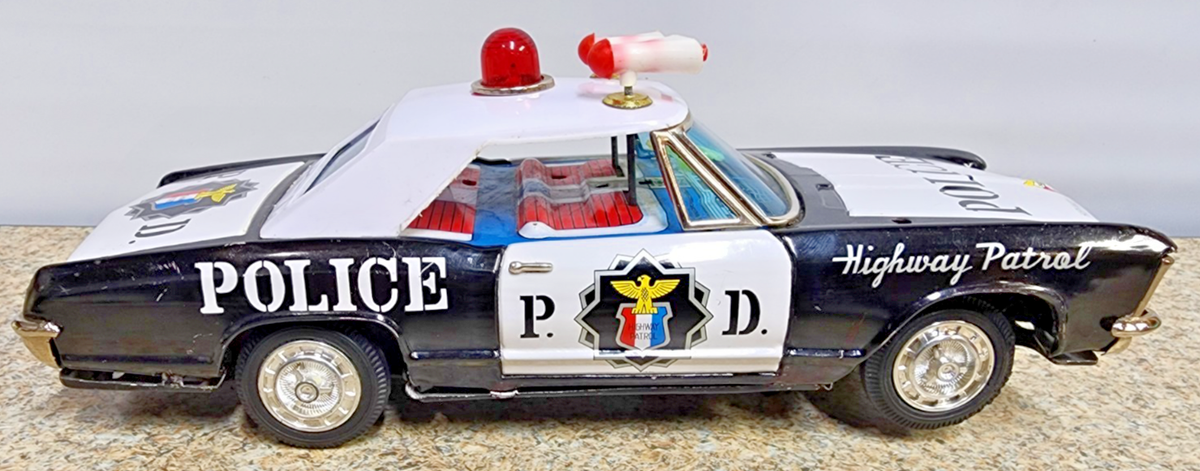 ブリキ パトカー police car レトロ ヴィンテージ tin ミニカー