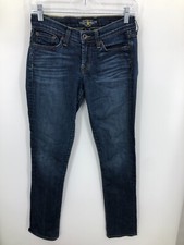 Lucky Brand Jeans Womens 0/25 Skinny Fit Dark Wash Blue Denim Stretch 5 Pocket