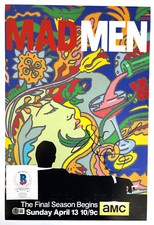 JON HAMM SIGNED MAD MEN 12X18 TV POSTER PHOTO DON DRAPER ACTOR SERIES A BAS