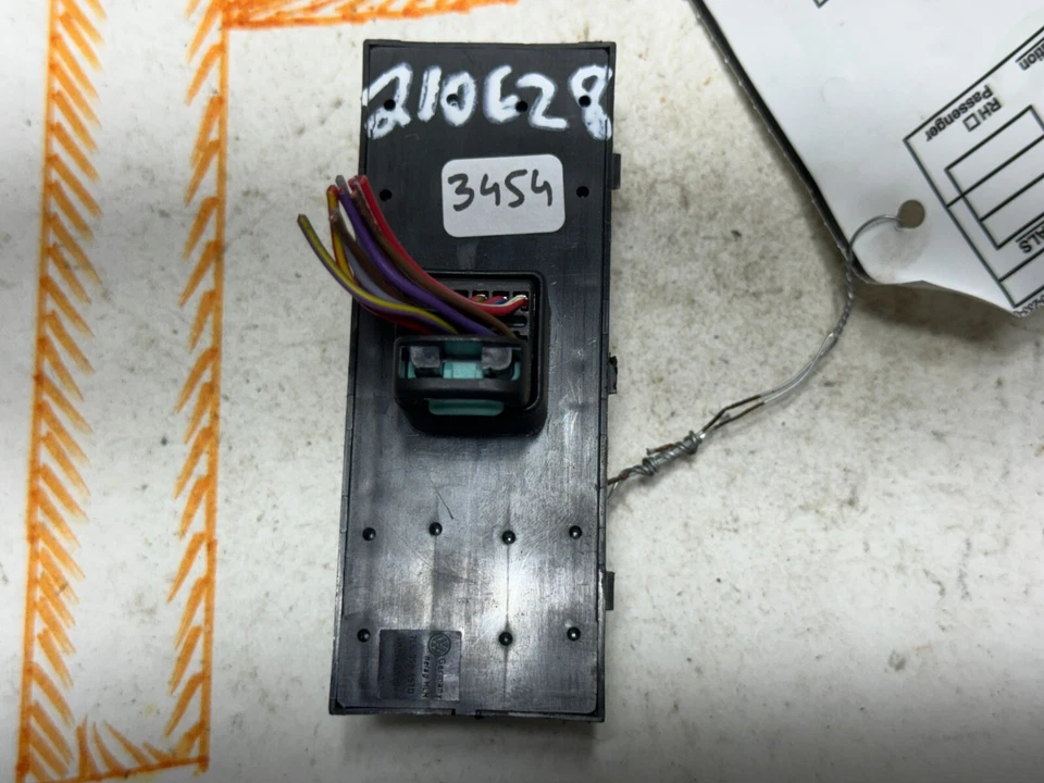 2008 Volkswagen Touareg INTERRUPTOR DE CONTROLE DE JANELA DE ENERGIA MESTRE DIANTEIRO ESQUERDO FABRICANTE DE EQUIPAMENTO ORIGINAL - Imagem 3 de 4