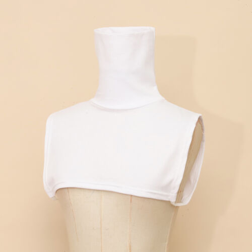 Accessorio costume donna cinghie elastiche finto colletto smanicato collo alto morbido - Foto 9 di 59