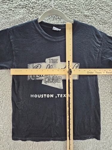 Vintage The Continental Club Shirt Houston Texas Womens XS Small Youth L Black - Picture 4 of 5
