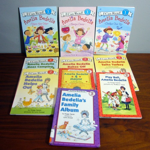 Lot of 10 Amelia Bedelia I Can Read! Level 1 2 Books Peggy Herman Parish - Picture 1 of 2