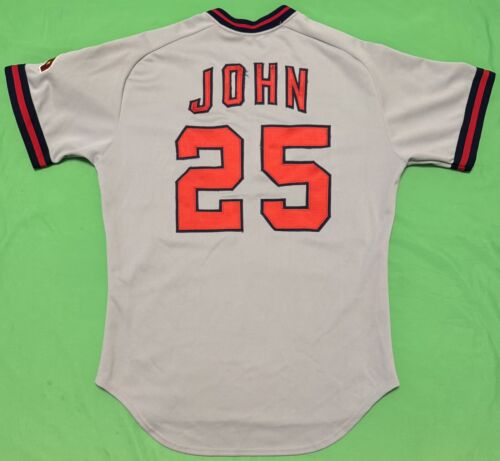 Vintage Goodman & Sons Tommy John California Angels MLB Game Issued Jersey Sz 46 - Picture 2 of 21