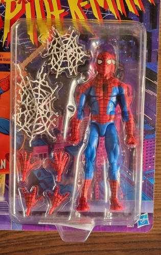 Marvel Legends Retro Spider-Man Cel Shaded Action Figure - Imagen 3 de 3