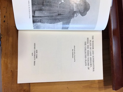 The Collected Plays of Lady Gregory, 3-vol Coole Edition, VG+ HCs w/djs RARE SET - Bild 11 von 22