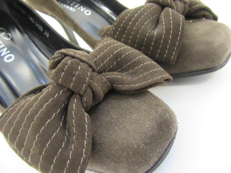 VALENTINO BROWN SUEDE PUMPS FRONT BOW BOW BOW 36 6 9d47b4 VALENTINO BROWN SUEDE PUMPS FRONT BOW BOW BOW 36 6 9d47b4