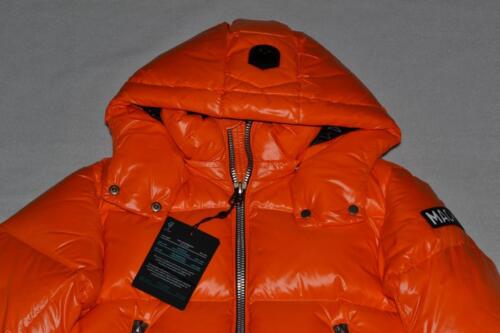 AUTHENTIC MACKAGE JESSE UNISEX Lustrous light down jacket 2-6 years FLAME NEW - Picture 2 of 5