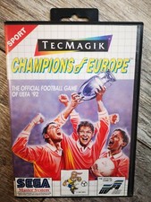 Sega Master System Spiel top CHAMPIONS OF EUROPE  OVP und Anleitung für Sammler 