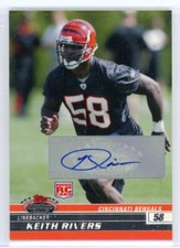 2008 Stadium Club Keith Rivers Autographed Rookie Card #143  HD Scans