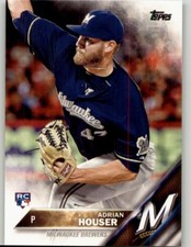2016 Topps Adrian Houser Rookie #553 RC Milwaukee Brewers